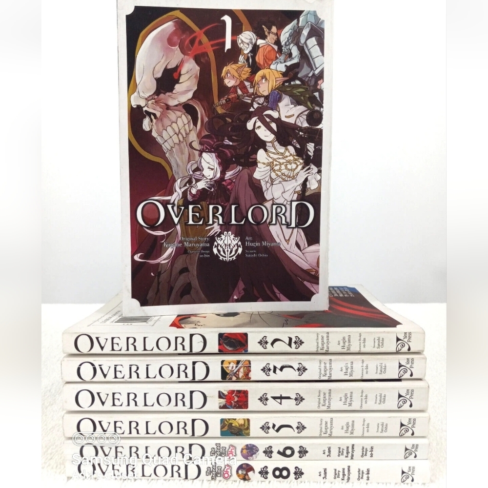 Overlord Manga Book Lot